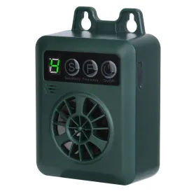 Ultrasonic Anti-barking Device 49.2Feet Sensing Sonic Bark Deterrent With 4 Ultrasonic Frequency Levels 4 Sensitivity Levels Indoor Outdoor Dog Bark C