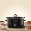 Manual 7-Quart Slow Cooker, Black