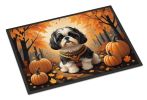 NEW Shih Tzu Fall Doormat Front Door Mat Indoor Outdoor Rugs for Entryway, Non Slip Washable Low Pile, 18H X 27W