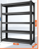 72" H Garage Shelving Unit, Garage Storage Shelves 2500LBS Heavy Duty Shelving, Adjustable 5 Tier Metal Shelving Utility Shelf