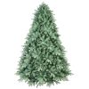 6FT Blue Spruce Artificial Christmas Tree - 1878 PE&PVC Tips - Metal Stand and Hinged Branches for Home, Party Decoration