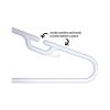 (5 pack) Extra Large Clothing Hangers, 3 Pack, Adult, White, Heavy Duty Durable Plastic