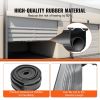 VEVOR Garage Door Seals Bottom Rubber, U Shape +O Ring Combination Garage Door Weather Stripping with Pre-drilled Aluminum Track Retainer Kit