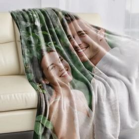 Custom Blankets Flannel with Photo Upload for Mother's Day - (Must upload the image) (size: 60"*80")