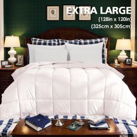 The Cozy Cloud Oversized Comforter, With Its Stylish Plaid Design And Extra-plush Fill, This Heavyweight Duvet Is A Dream For Any Dorm Or Bedroom. Enj (Option: White-Q)